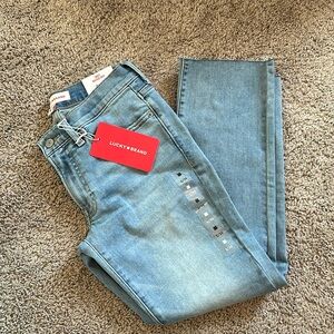 Lucky Brand sweet mid rise crop jeans